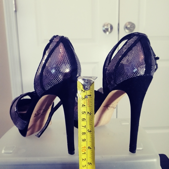 Sam Edelman Women's Lavender Sequins Sparkling Heels - Picture 12 of 12